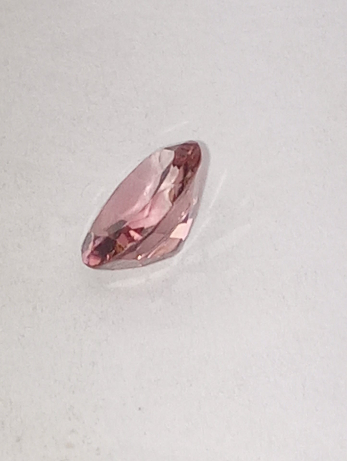 tourmaline gemstone pink, 8mmx6mm oval cut, .98ct