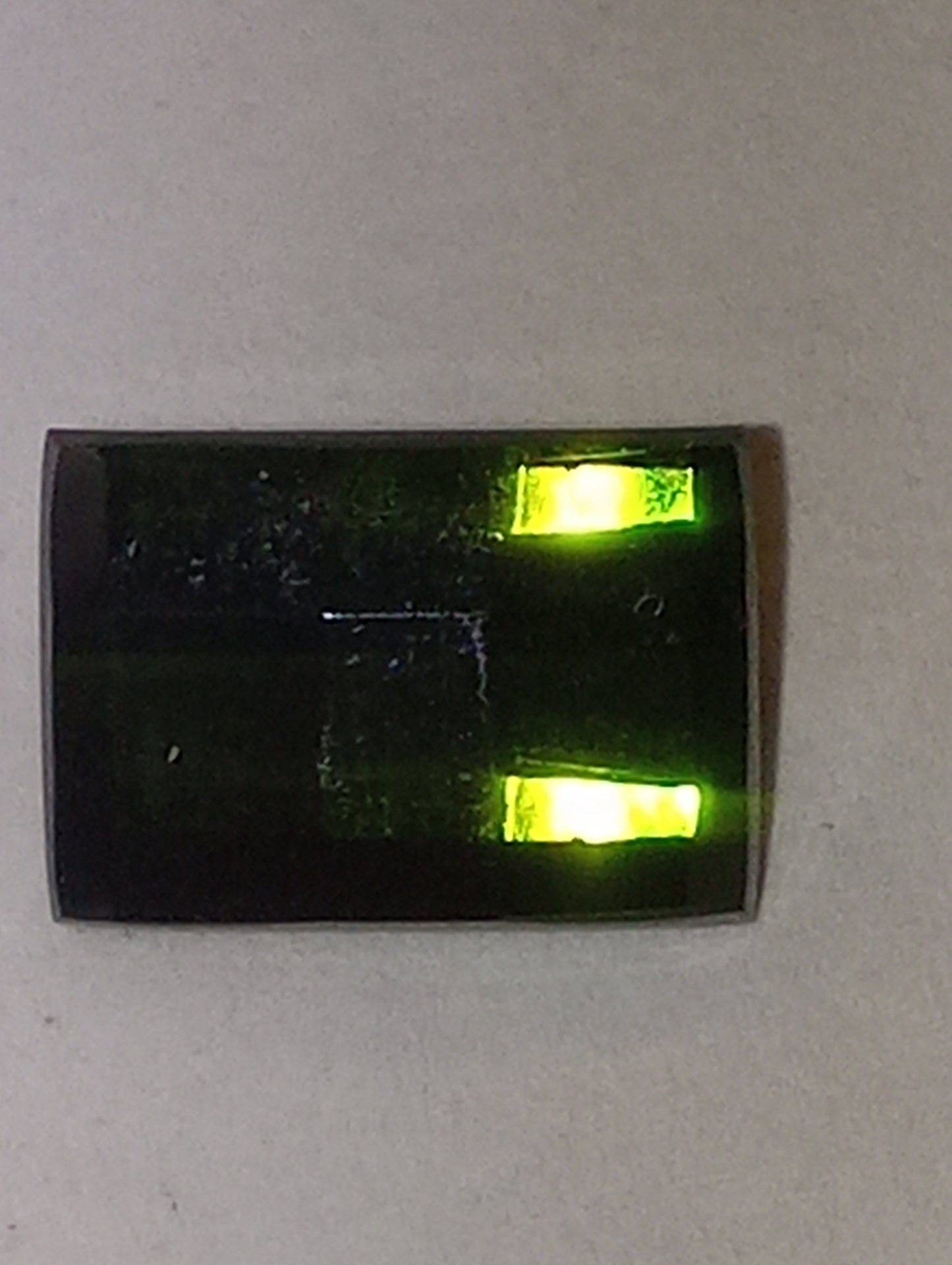 tourmaline gemstone dark green, 10mmx7mm checkerboard emerald cut, 3.88ct