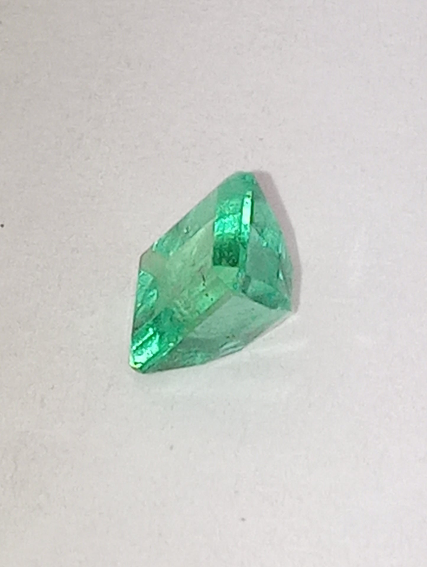 emerald gemstone Colombian, emerald cut, 1.11ct