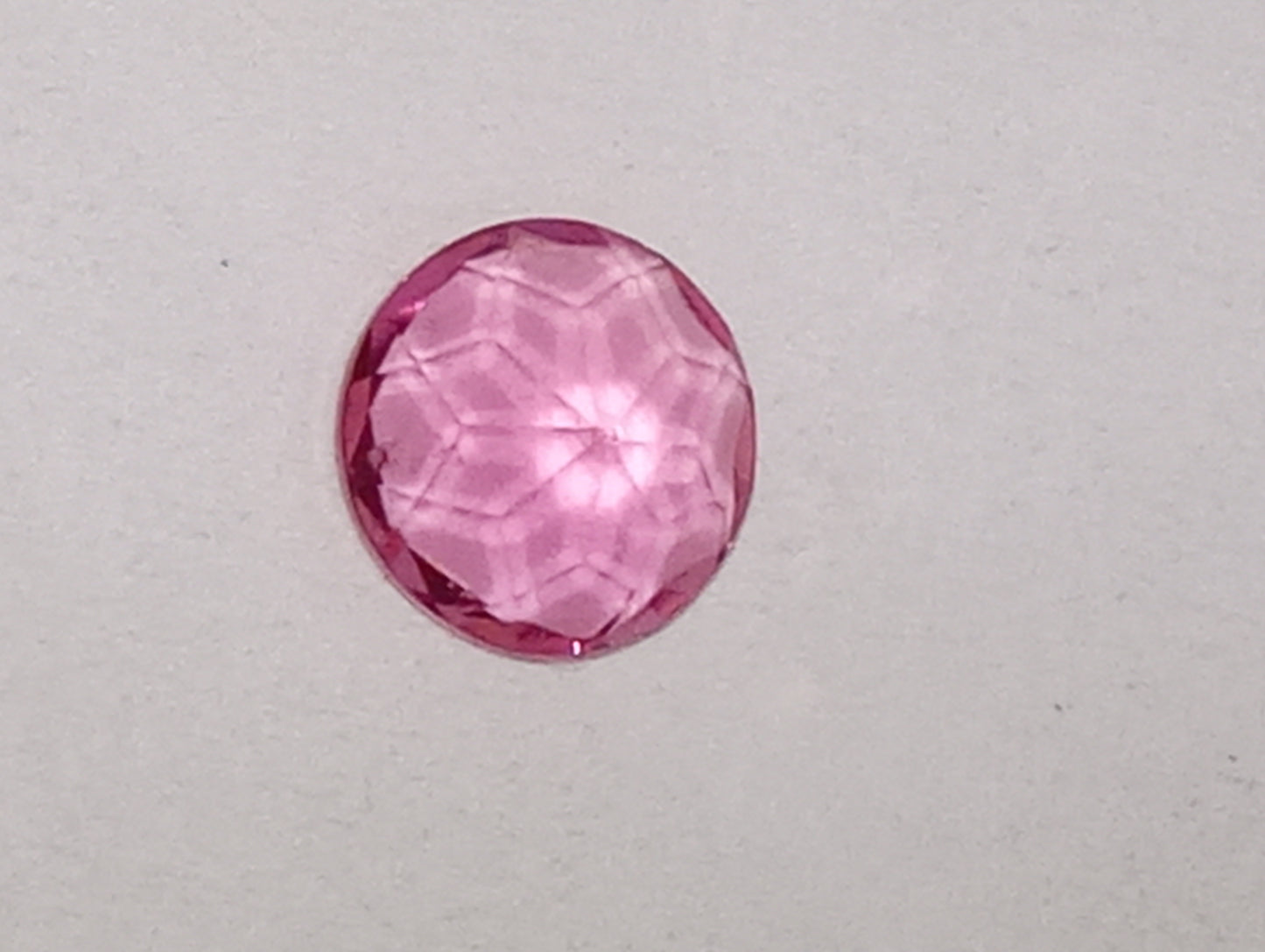 tourmaline gemstone pink, 5mm round cut, .40ct