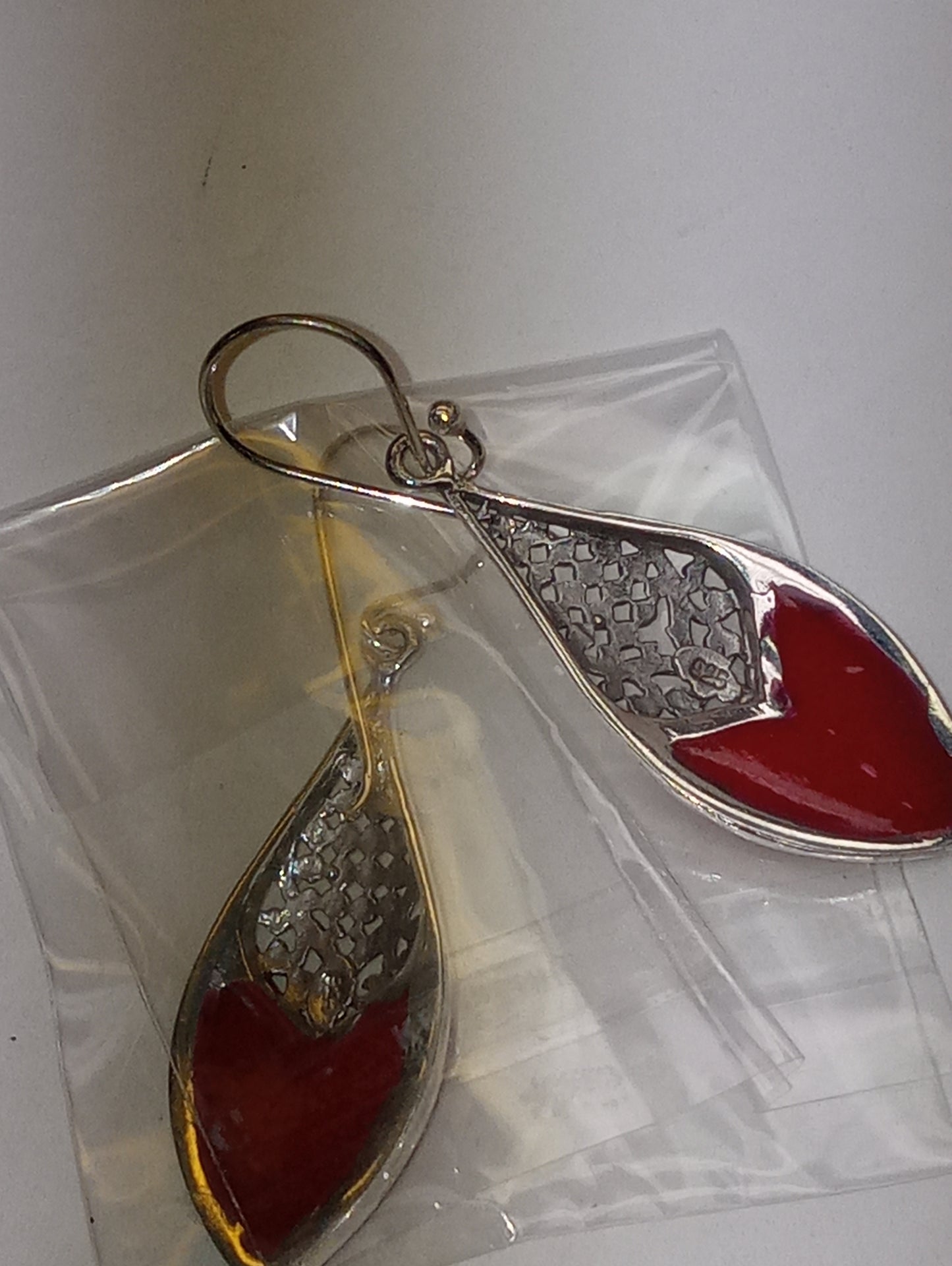 earrings sponge coral in sterling silver