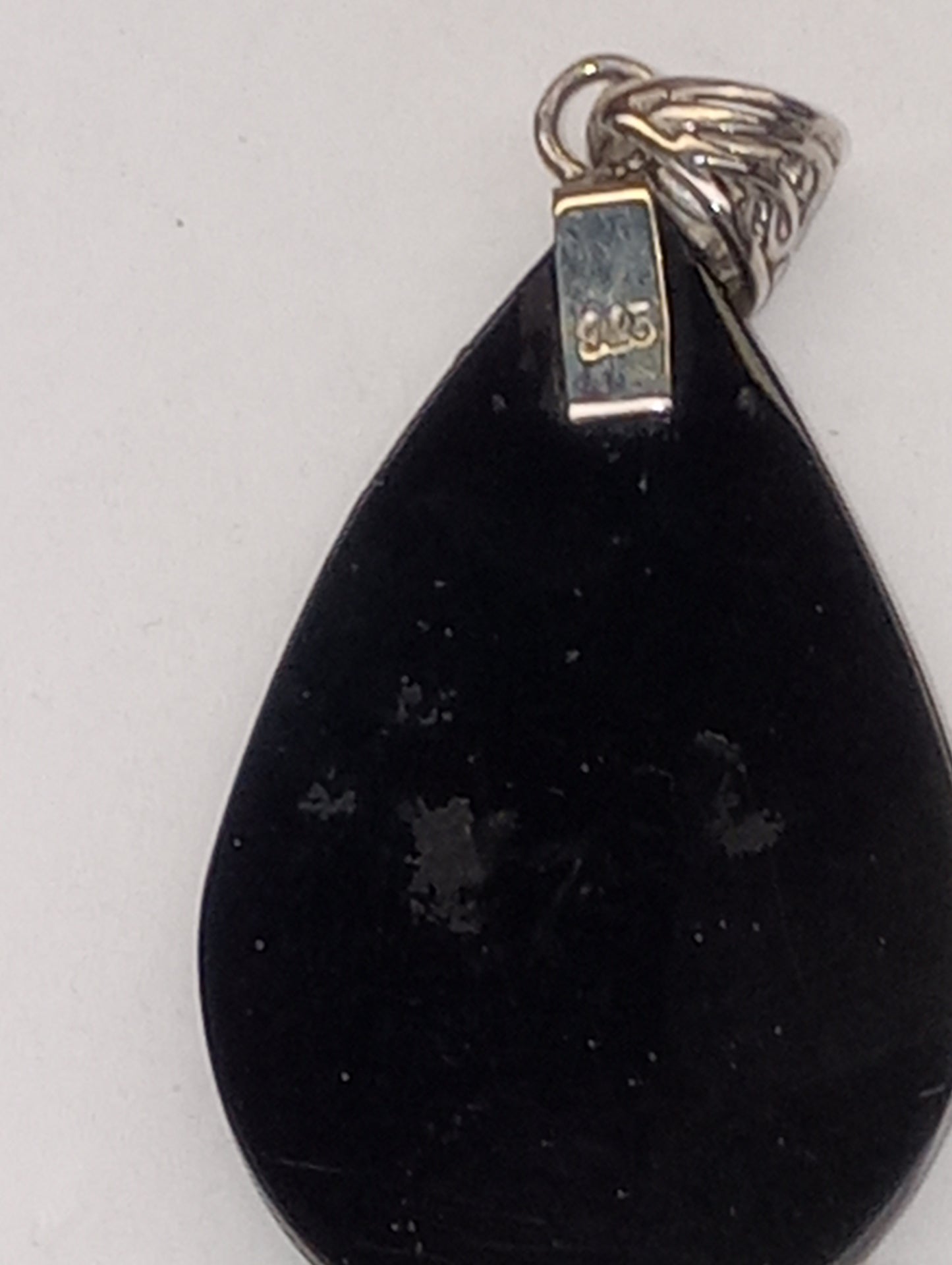 pendant abalone shell in sterling silver,