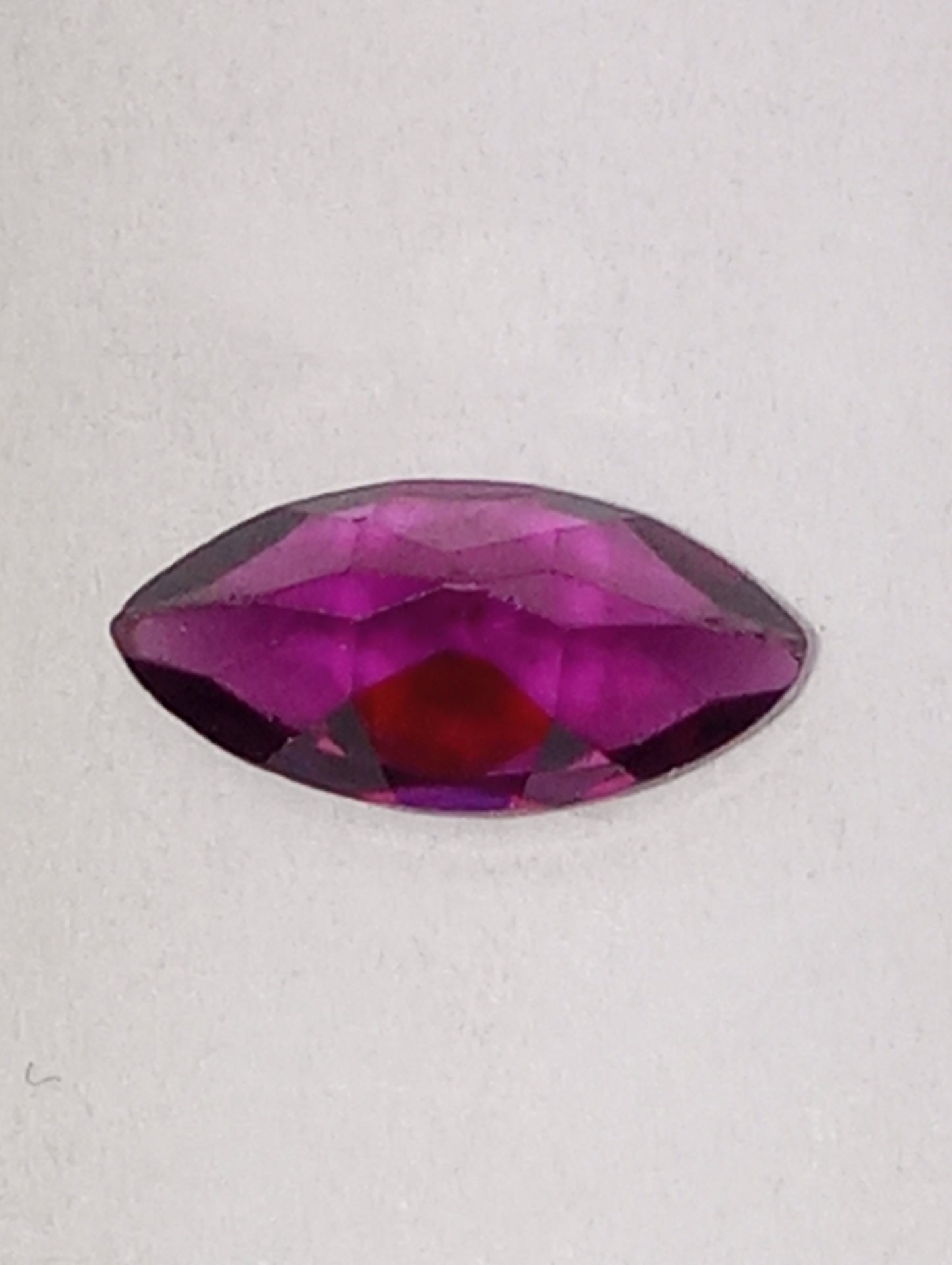 garnet gemstone, purple, 8mmx4mm marquise cut, .60ct