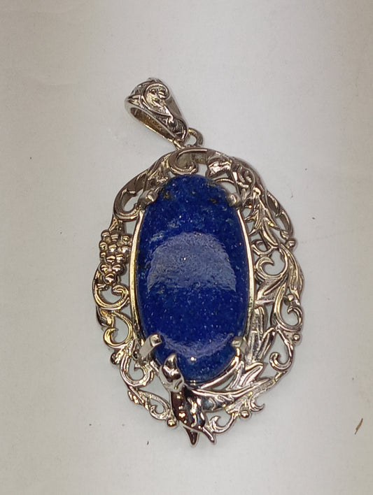 pendant Lapis Lazuli, in platinum over copper, with magnet, 23.15ctw