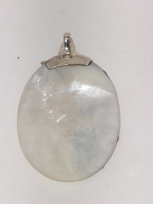 pendant Mother of Pearl, in sterling silver
