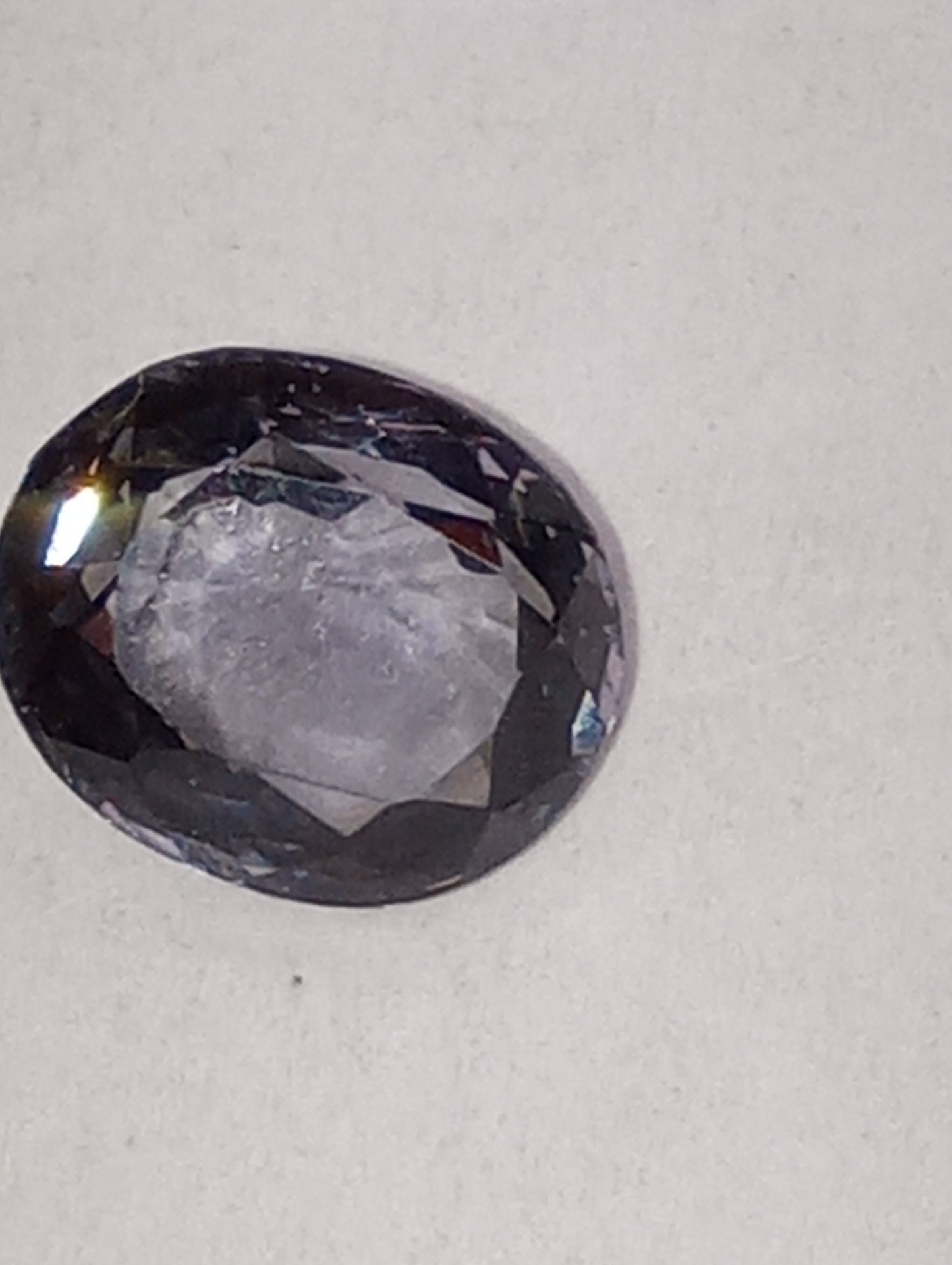 spinel gemstone Burma, purple blue, 1.50c