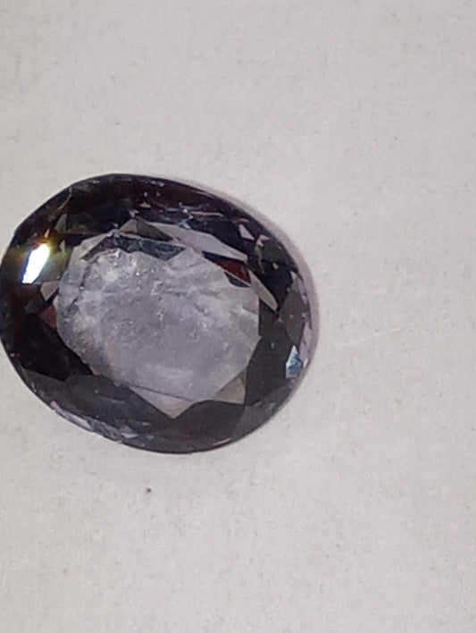 spinel gemstone Burma, purple blue, 1.50c