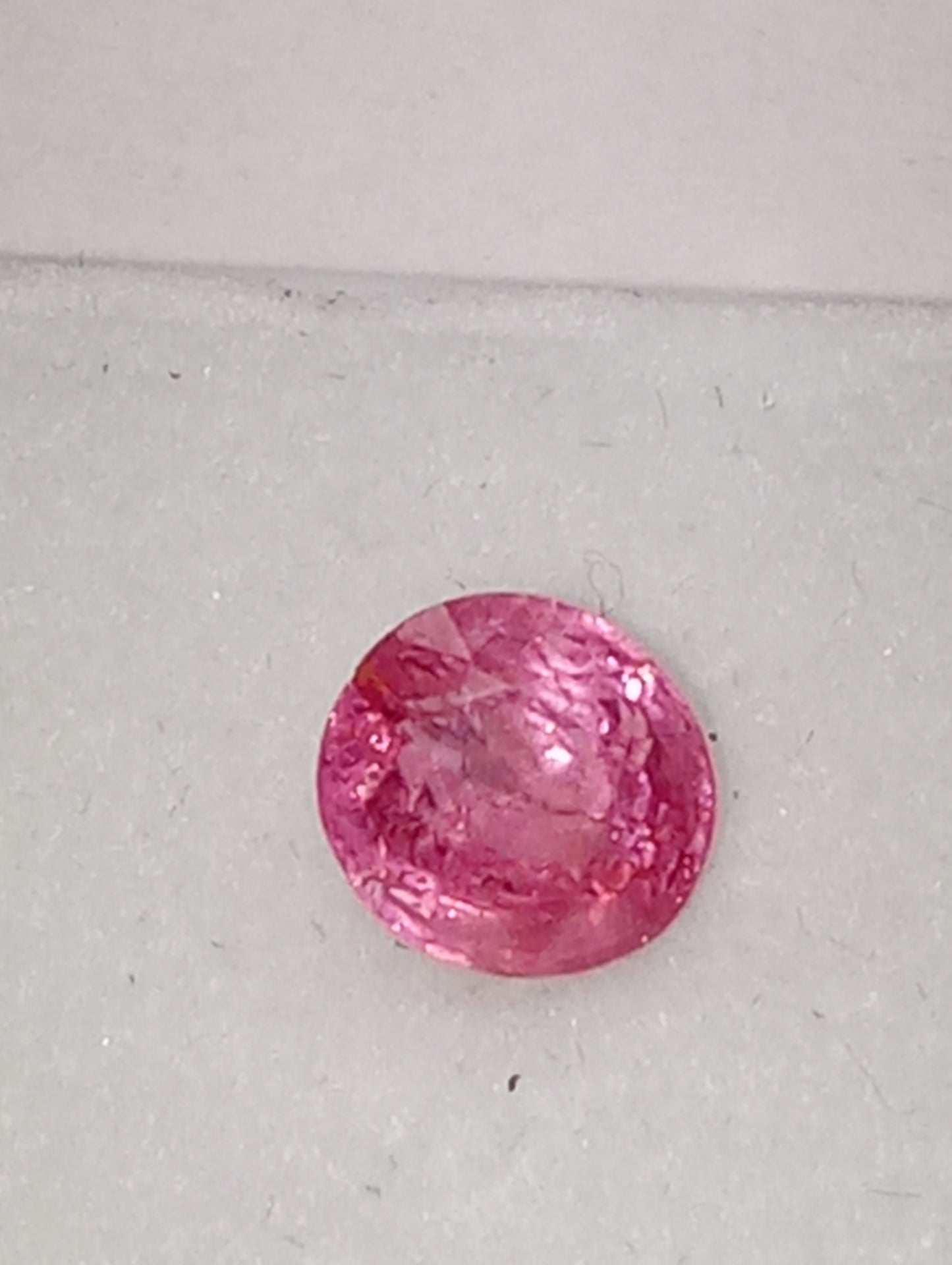 spinel gemstone Burma, pink, 6.5mmx6mm oval cut, 1.20ct