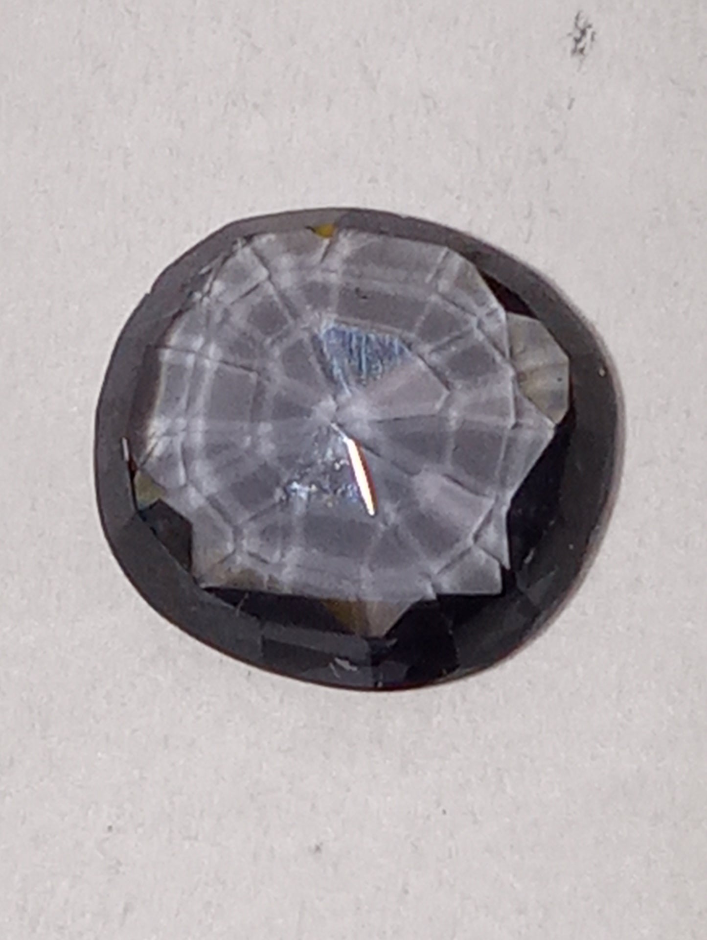 spinel gemstone Burma, purple blue, 8mmx7.5mm oval cut, 1.49ct