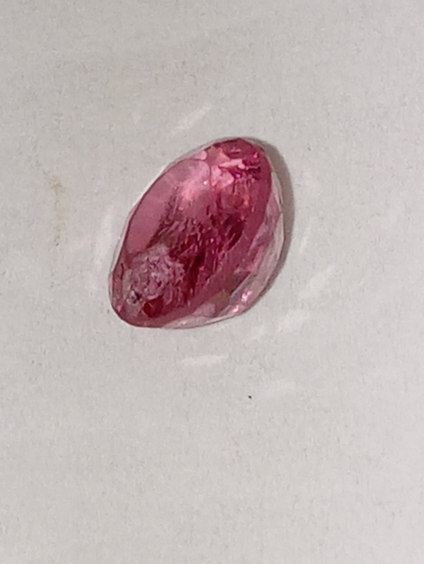 spinel gemstone Burma, pink, 6mmx5.5mm