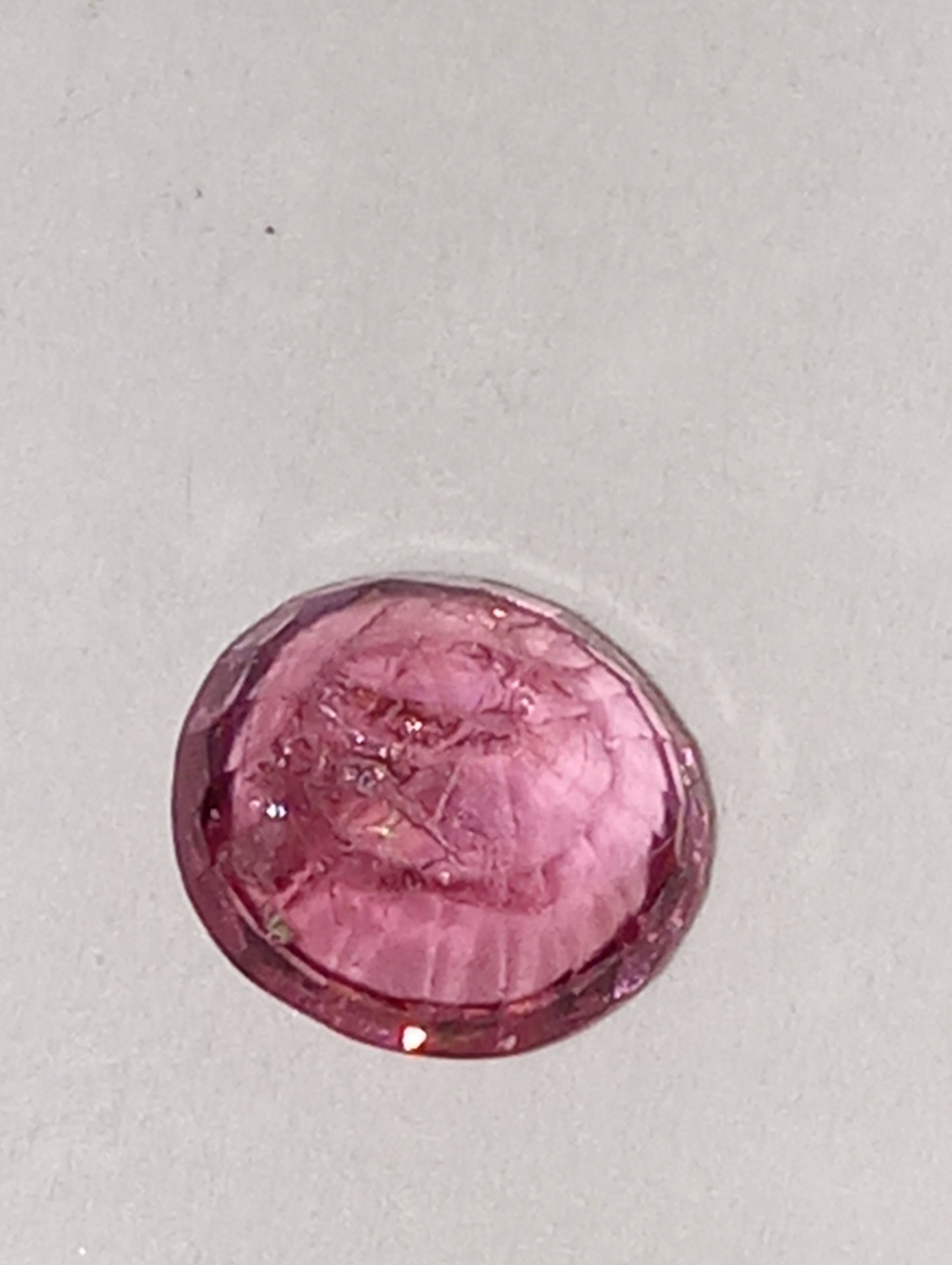 spinel gemstone Burma, pink, 6mmx5.5mm