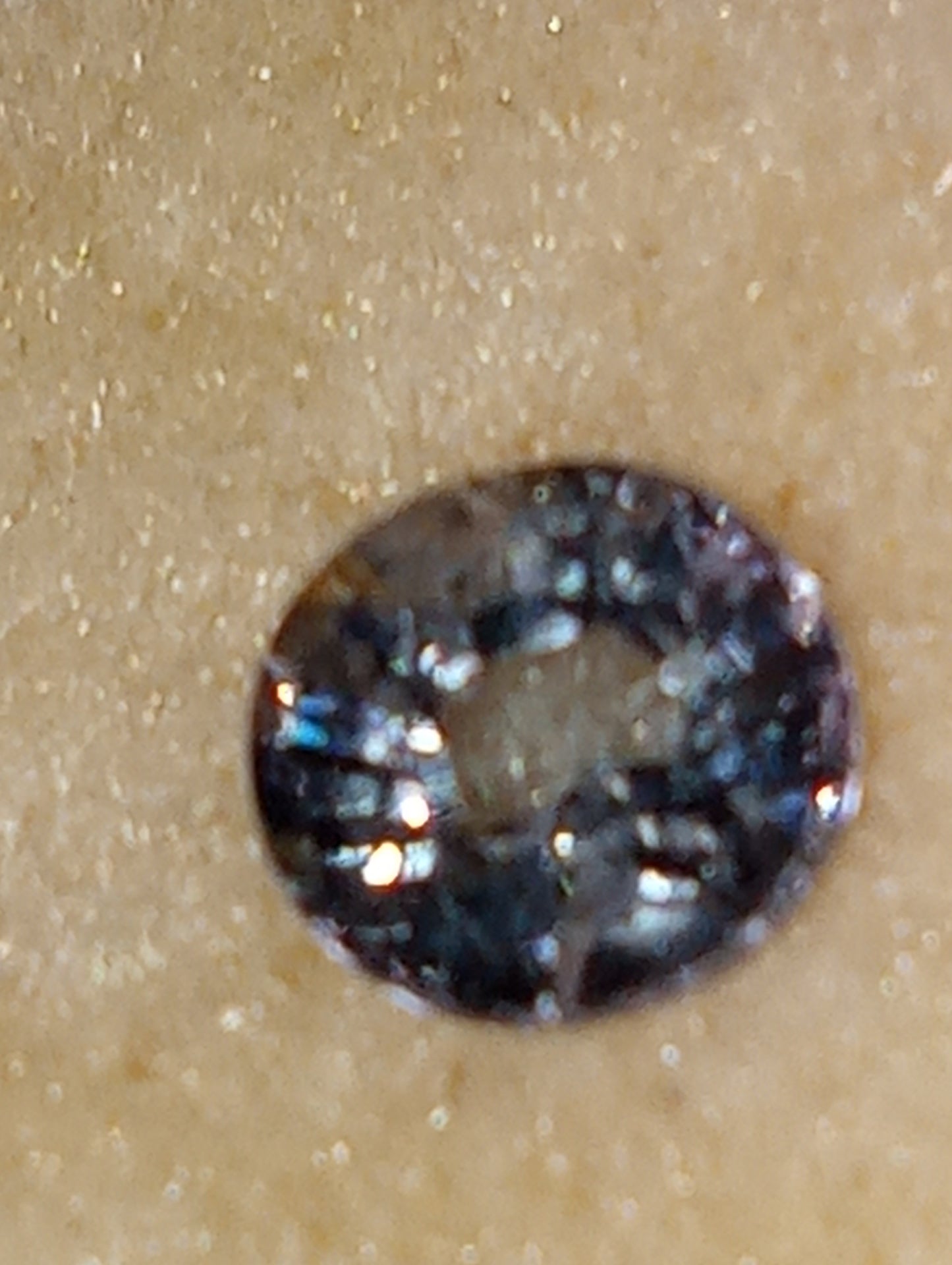 spinel gemstone Burma, blue, 6.5mmx5mm oval cut, .82ct