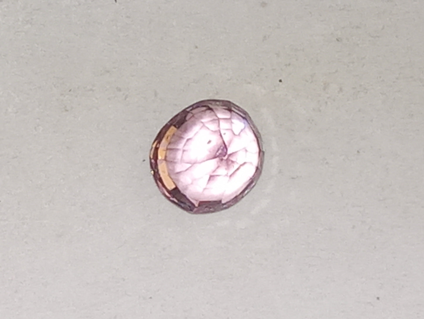 spinel gemstone Burma, pink, 5.5mmx5mm oval cut, .83ct