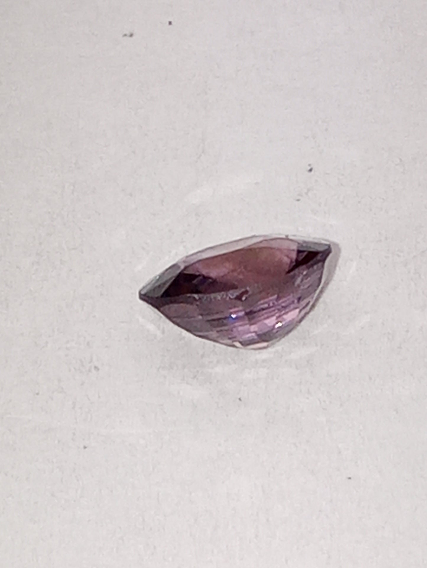 spinel gemstone Burma purple, 6mmx5.5mm oval cut,
