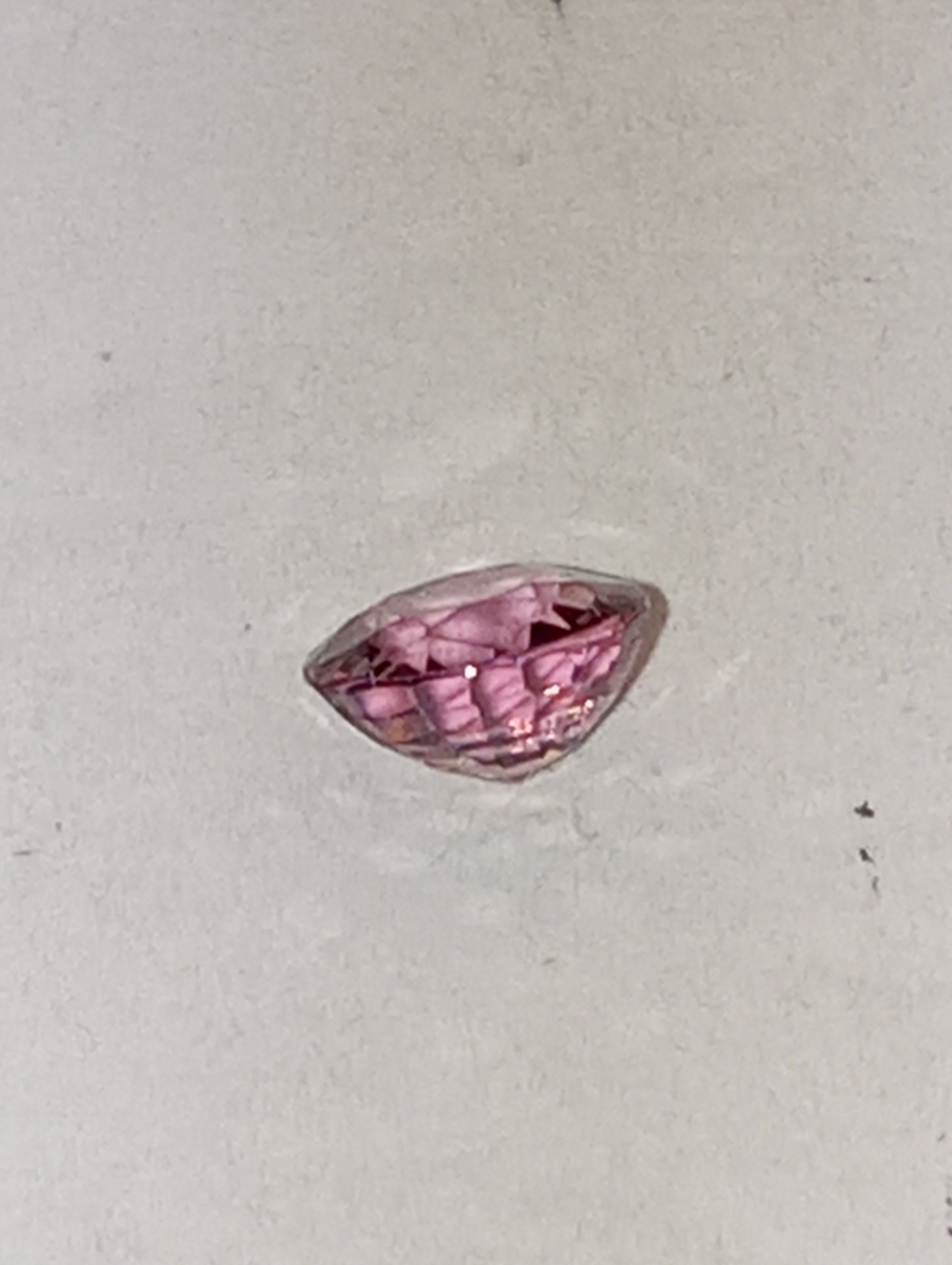 spinel gemstone Burmese, pinky purple, 6mmx5.5mm oval cut, .67ct