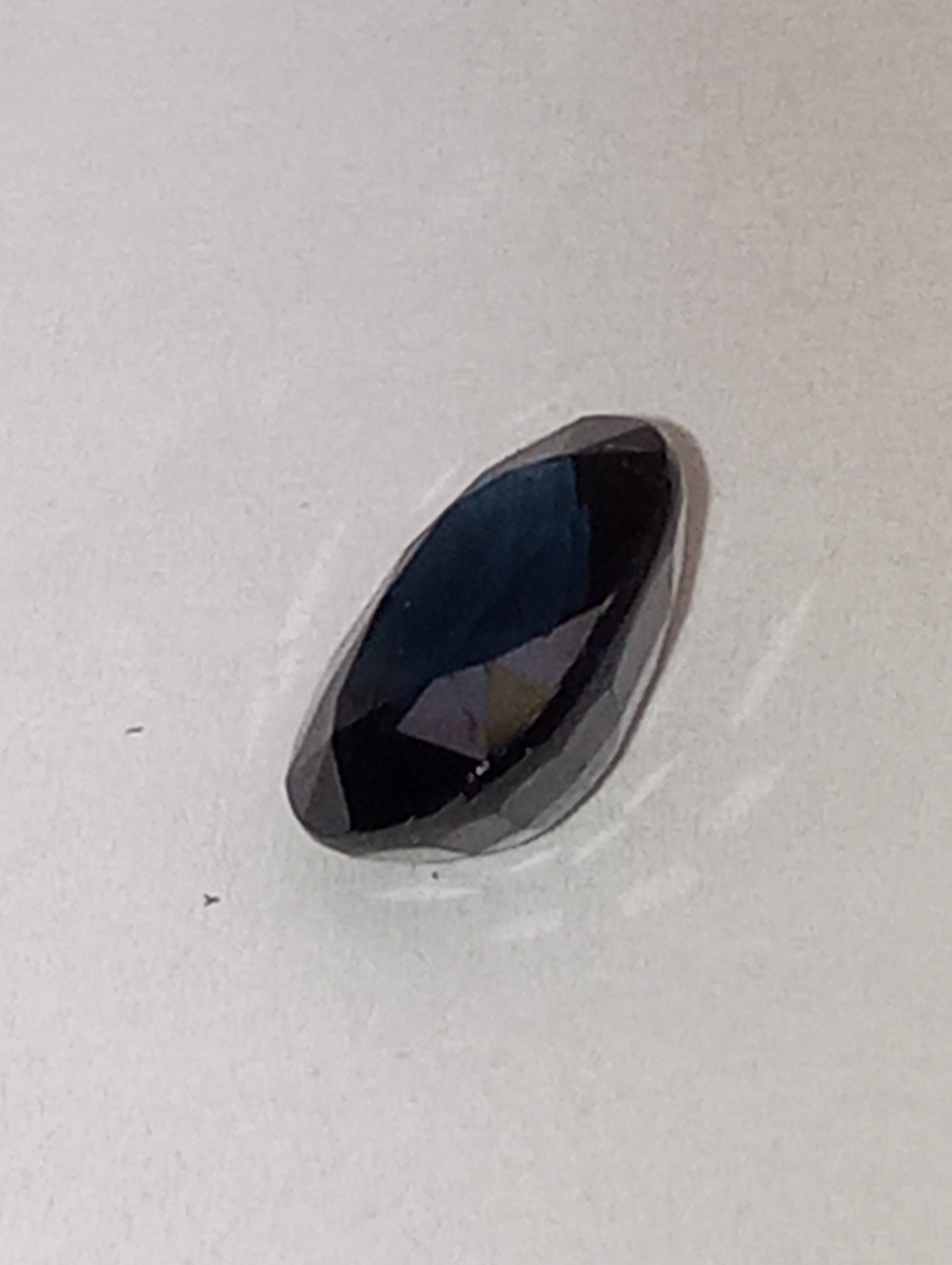 spinel gemstone, blue, 9.5mmx6.5mm oval cut, 2ct