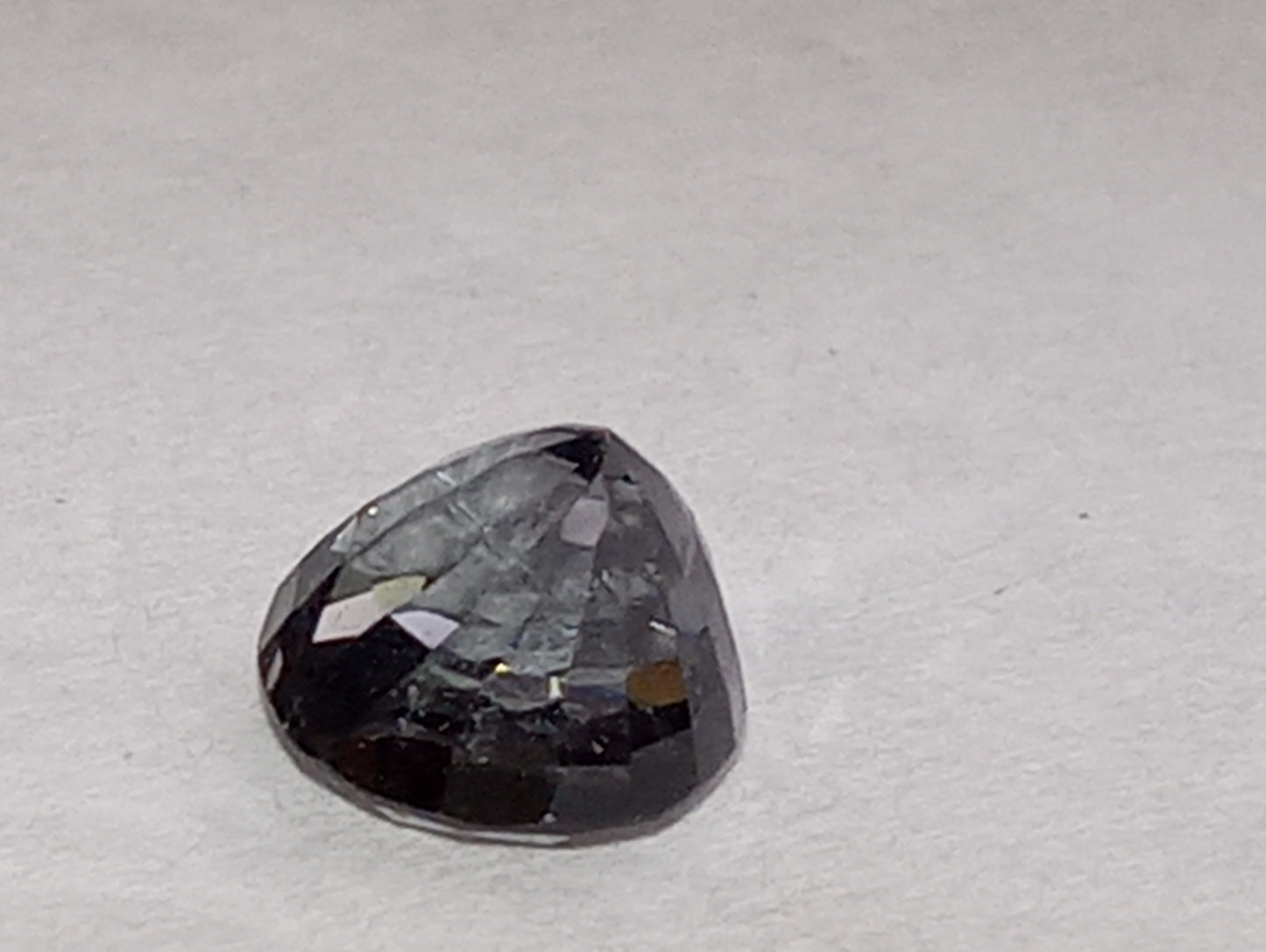 spinel gemstone Burmese, bluish platinum, oval deep cut, 1.41ct,