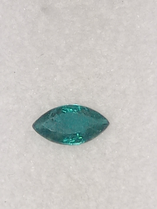 Grandidierite gemstone, AAA quality, 5mmx2.5mm marquise cut, .13ct
